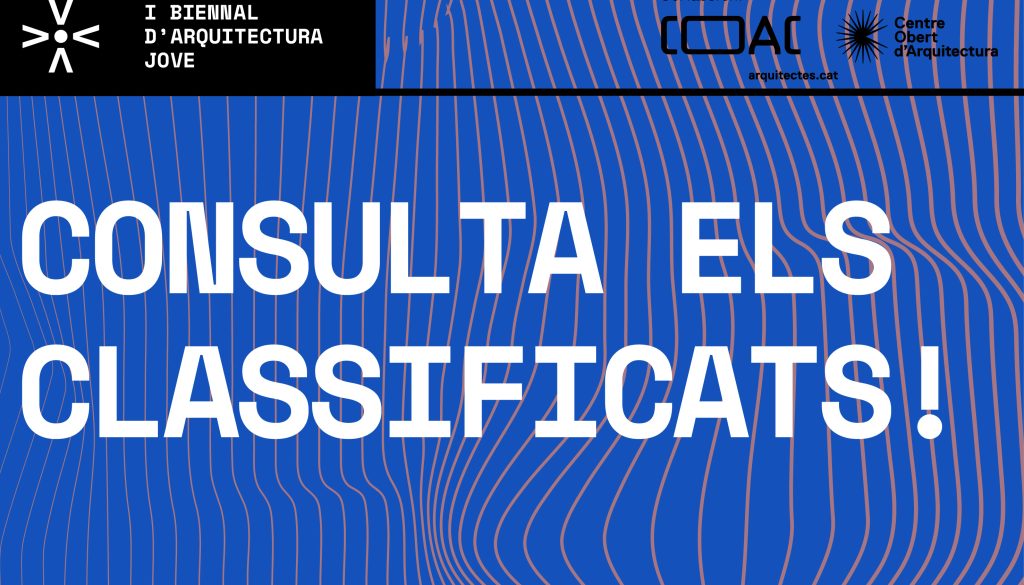 20230414 Biennal Logo Anunciem els 5 classificats per al Comissariat de la I Biennal d’Arquitectura Jove de Catalunya